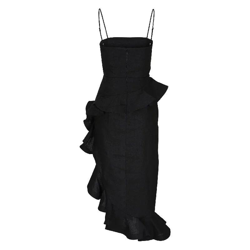 Zimmermann Harmony Tango Dress Black