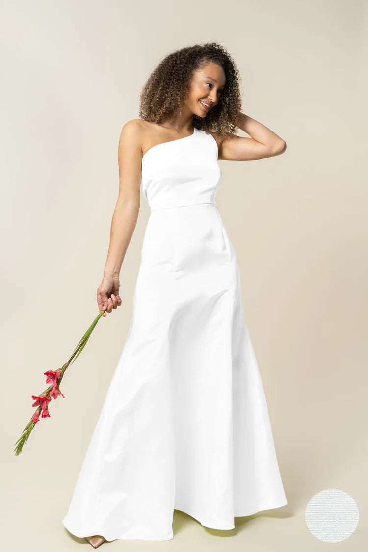 Cason Bodice with Trumpet Skirt in Classic Faille